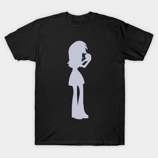 Derpy Hooves Equestria Girls Silhouette T-Shirt by Wissle